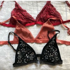 bundle of bralettes